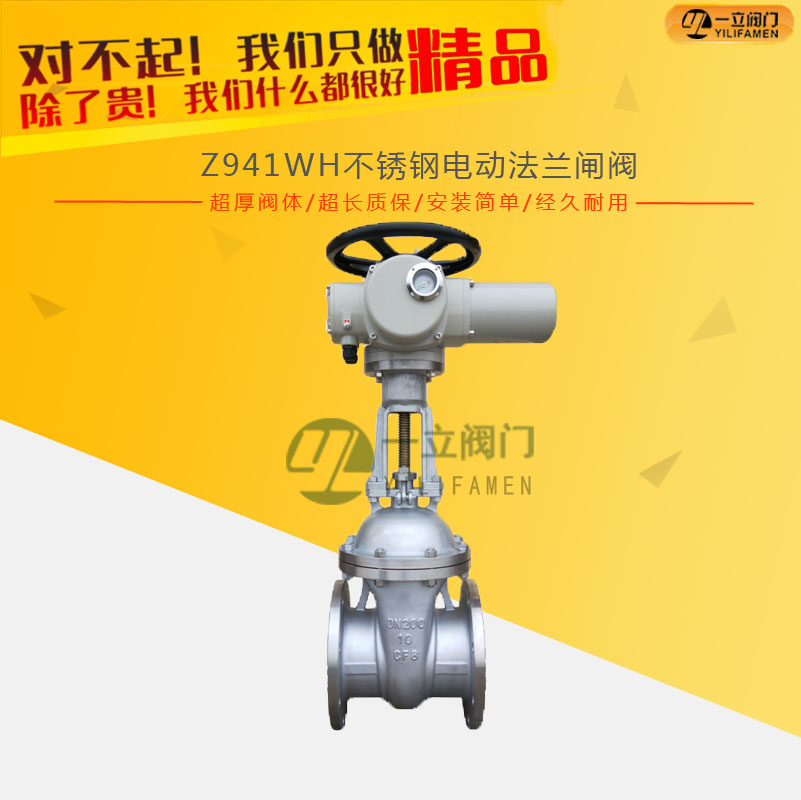Z941WH不銹鋼電動法蘭閘閥